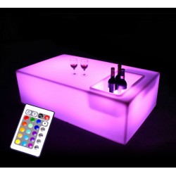 Table basse Lumineuse LED L120 cm