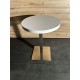 Table complàte pied inox