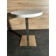 Table complàte pied inox