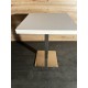 Table complàte pied inox